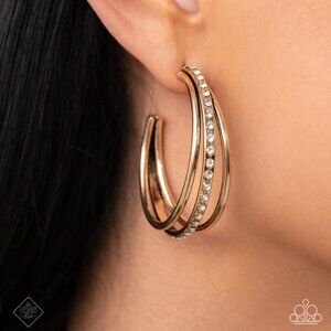 Hoop Earrings - Commanding Culture - Gold